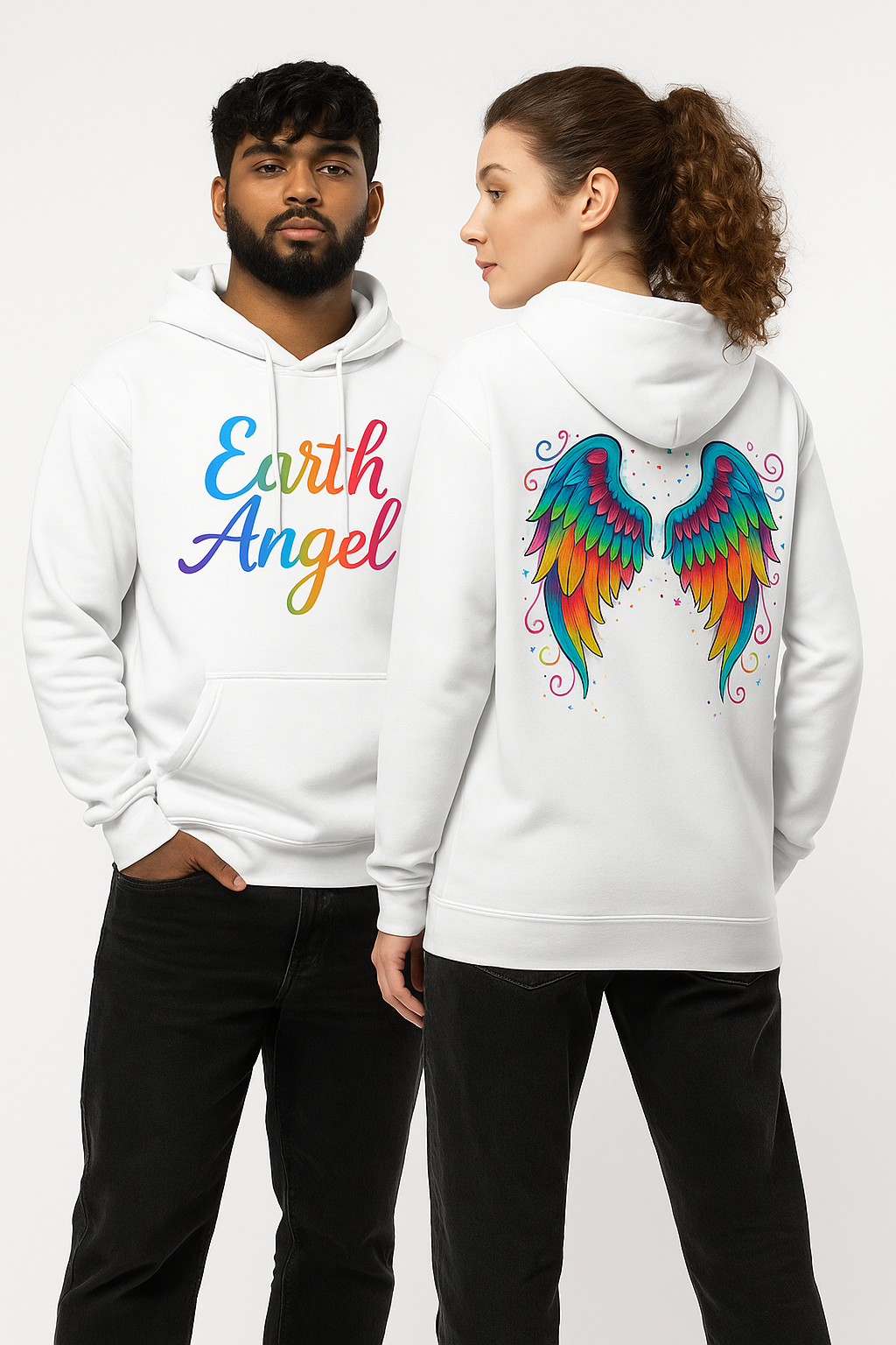 Wear Your Wings Earth Angel Unisex Hoodie
