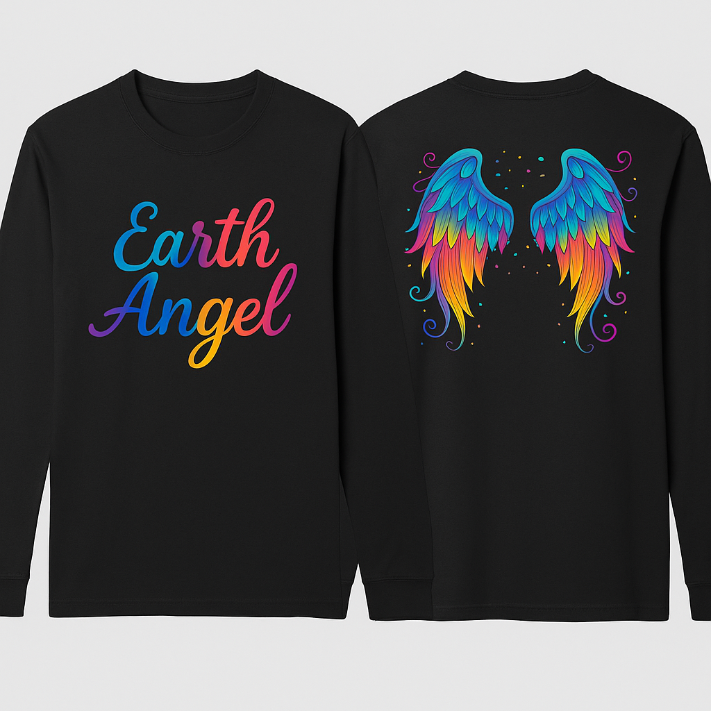 Earth Angel’s Wings Unisex Long Sleeve Tee