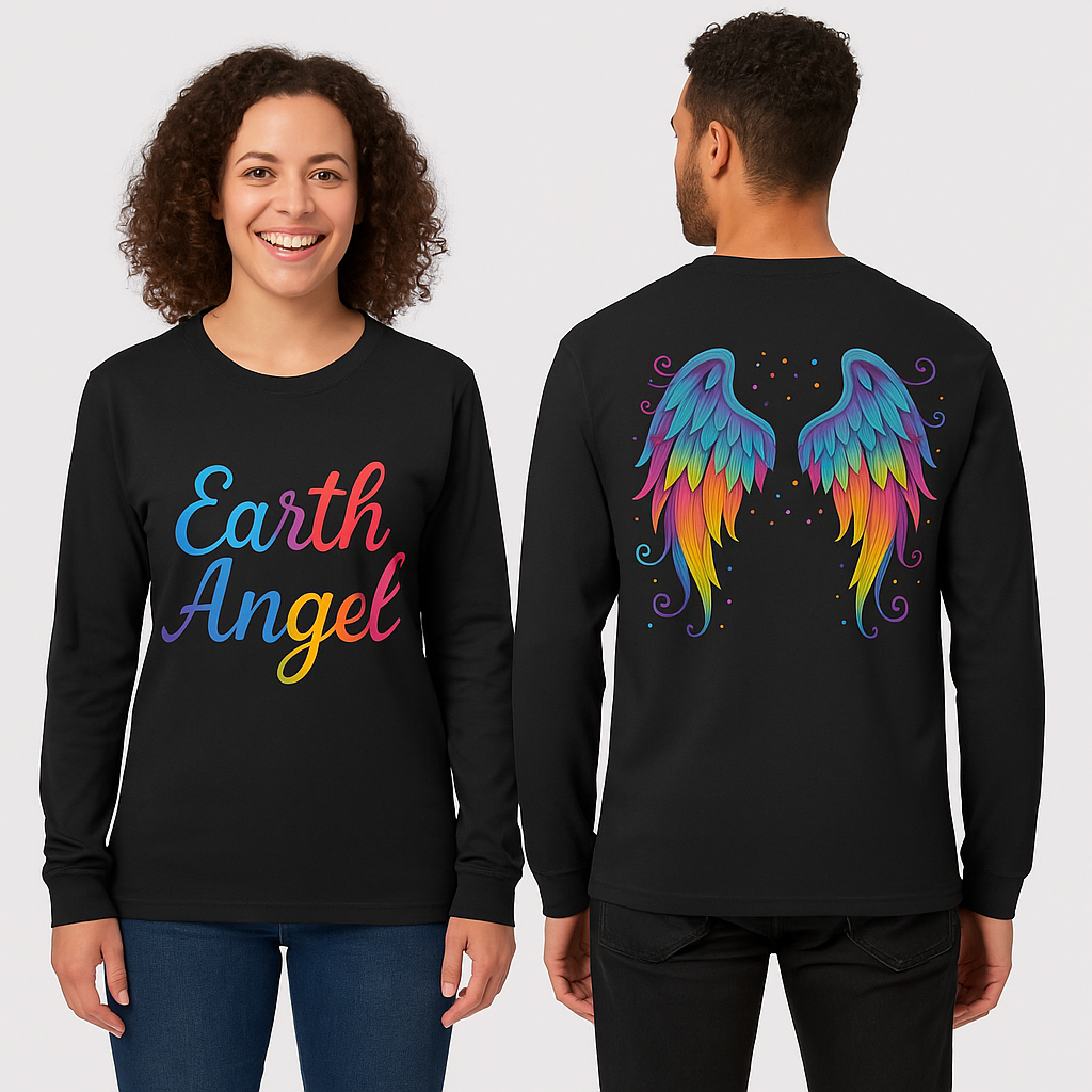 Earth Angel’s Wings Unisex Long Sleeve Tee