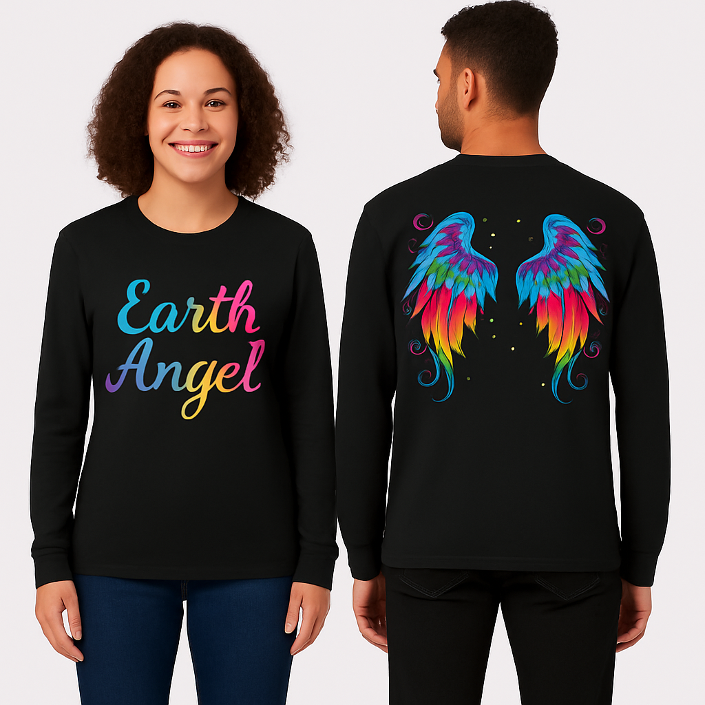 Earth Angel’s Wings Unisex Long Sleeve Tee